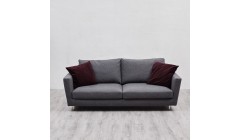 Текстильный серый диван