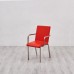 Красный мягкий стул в аренду в СПБ