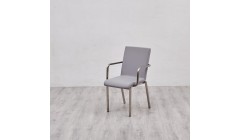 Серый мягкий стул